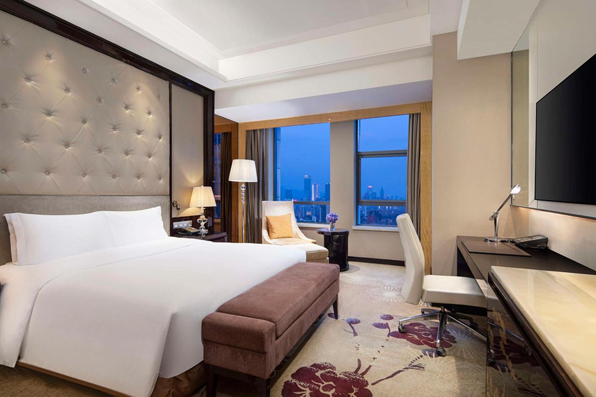 Hilton Nanjing Nanquim Exterior foto
