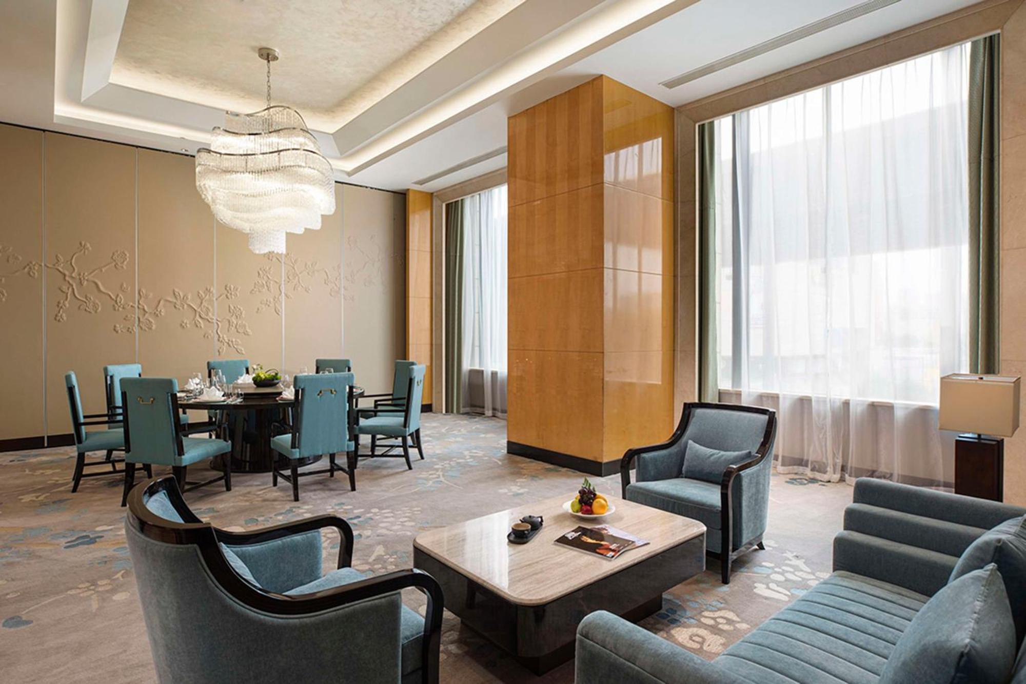 Hilton Nanjing Nanquim Exterior foto