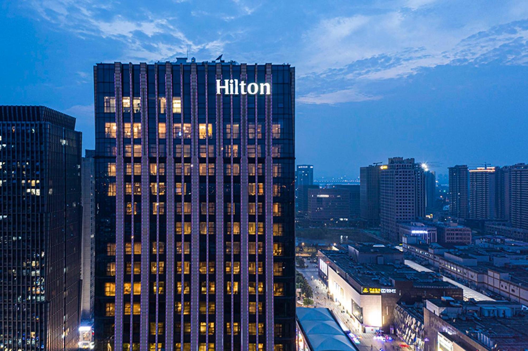 Hilton Nanjing Nanquim Exterior foto