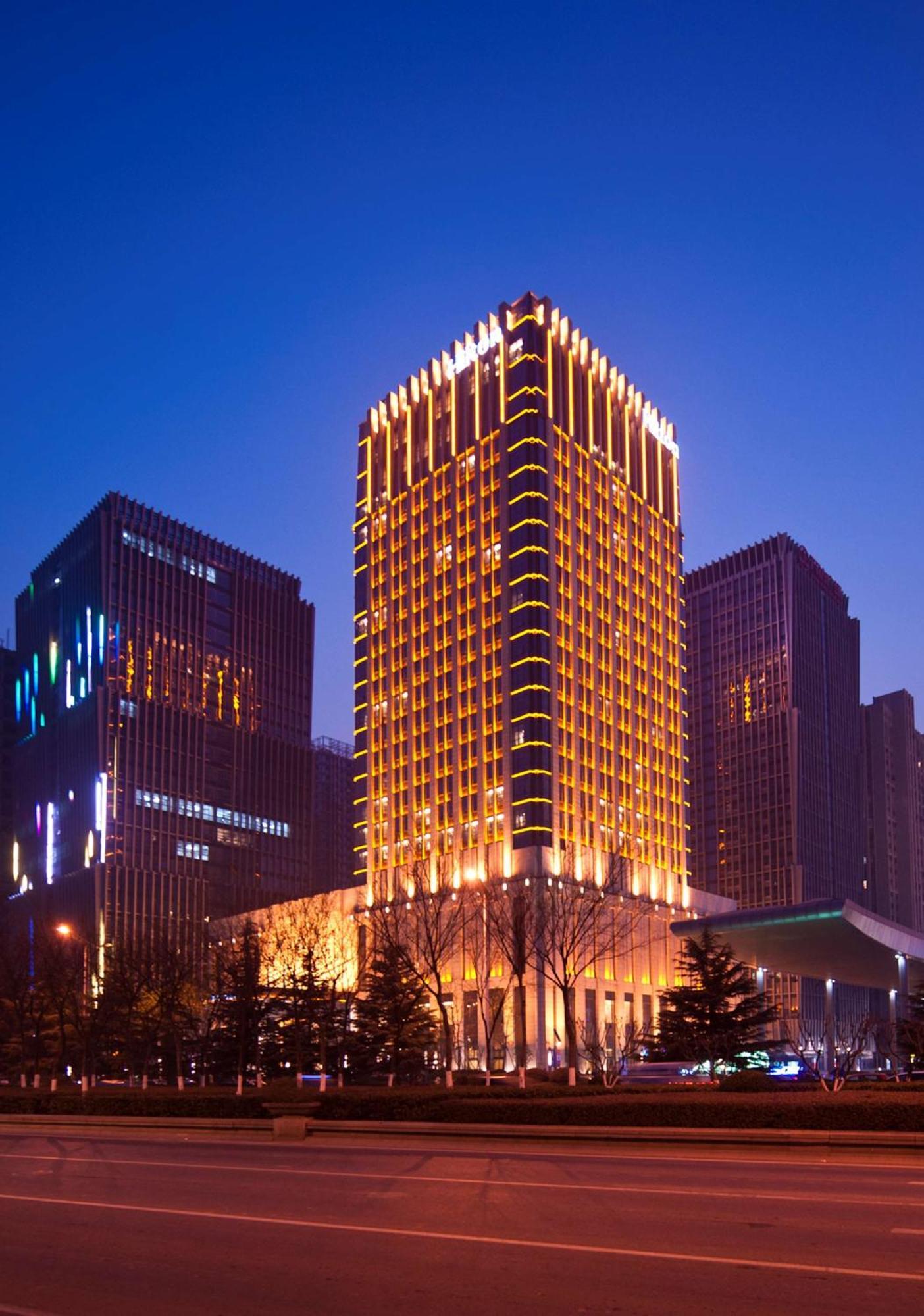 Hilton Nanjing Nanquim Exterior foto